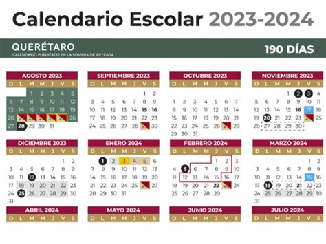 Presenta La SEP El Calendario Escolar 2023 2024 Colima 43 OFF