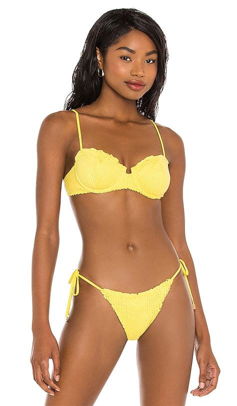 Vix Swimwear Nissi Bikini Top In Light Scales Revolve