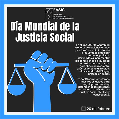 D A Mundial De La Justicia Social Fasic