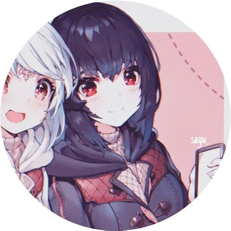 Pin By Han On Girl X Girl Matching Pfps Cute Icons Anime Girl Me Me