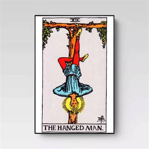 The Hanged Man Tarot Card Art The Hanged Man Tarot Fan Art Etsy