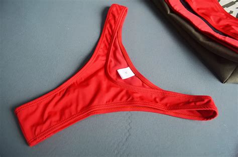 Hot Sexy Red Bra G Thong Bikini Swimwear Sets Buy Sunsets Swimwear Swimwear Shops Back Tie
