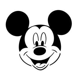 Mickey Mouse Stencil | Free Stencil Gallery