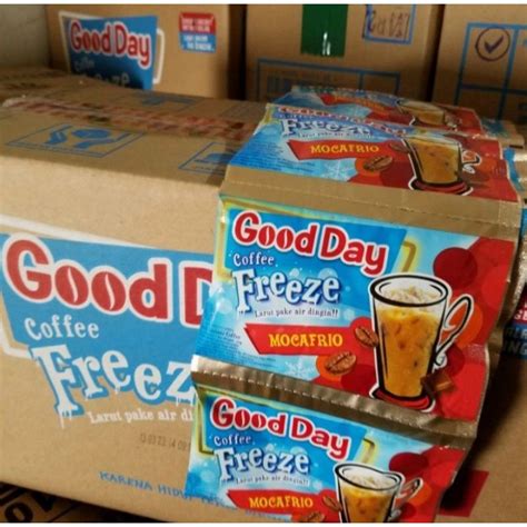 Jual GOOD DAY FREEZE 1 Renceng Isi 10 Sachet Kopi Sachet Shopee