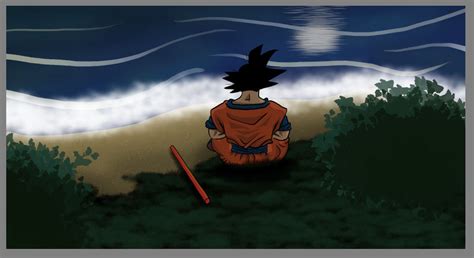 Meditating Goku By Sixx66creative On Deviantart