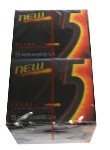 Wrigleys New 5 Flare Cinnamon Pack Of 2 Chewing Gum