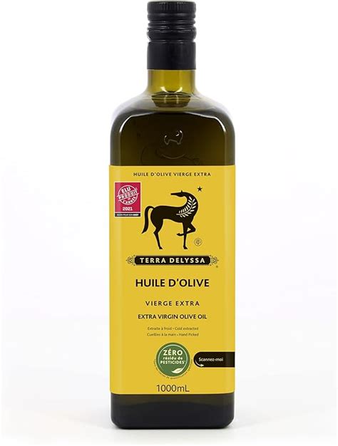 Terra Delyssa Huile D Olive Vierge Extra Z Ro R Sidu De Pesticides L