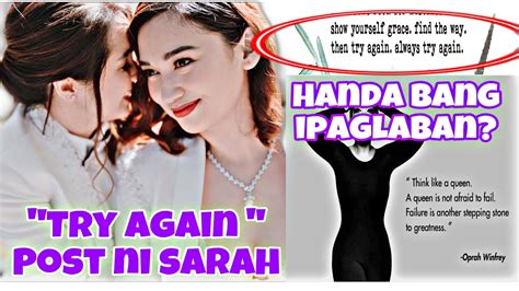 Sarah Garcia May Pahiwatig Sa Post Na Try Again Comeback Is Real Na Nga