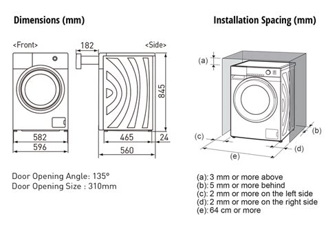 Simple Specs Na Vx Wau Washing Machines Panasonic Australia