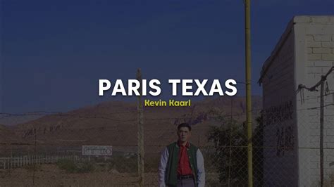 Kevin Kaarl Paris Texas Álbum Completo Letra Youtube