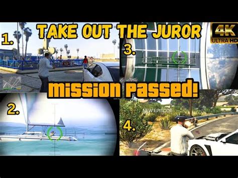 GTA 5 TAKE OUT THE JUROR Multi Target Assassination Mission Passed