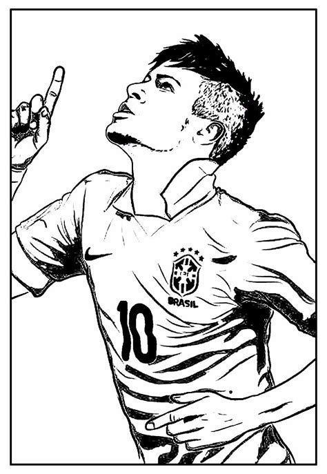 Desenhos Do Neymar Para Colorir E Imprimir