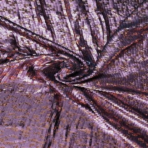 Tissu Paillet Sequins Violet Haut De Gamme Tissus Lionel