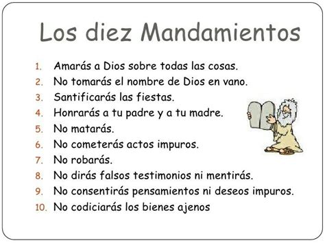 Loa Diez Mandamientos De Dios Lecciones Objetivas De La Biblia Frases Religiosas Lecciones