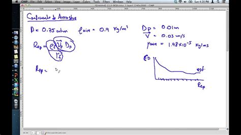 Otmx Coeficiente De Arrastre Ejercicio Youtube