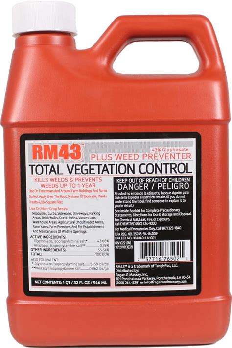 Rm43 Total Vegetation Control My Pet Store And More Pet Supplies