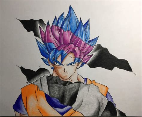 Goku and Goku Black drawing | DragonBallZ Amino