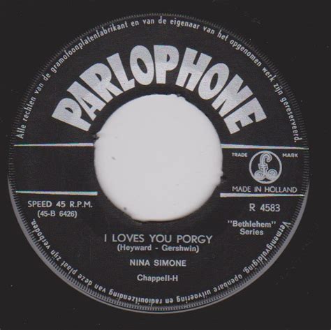 Nina Simone - I Loves You Porgy (1959, Vinyl) | Discogs