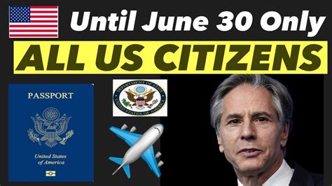 For All Us Citizens Until June 30 Only Youtube