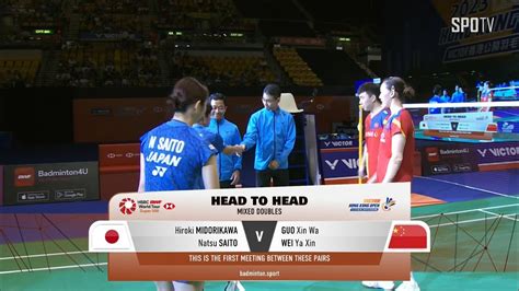 Bwf Xd Semifinals Midor Saito Vs Guo Wei H L Hong Kong Open