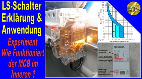 Leitungsschutzschalter Ls Schalter Funktion Aufbau Grundlagen