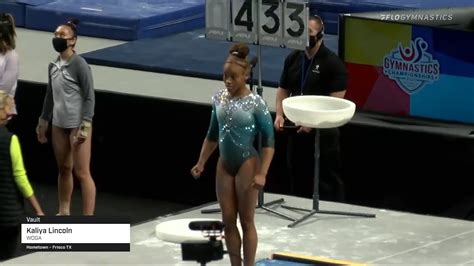 Kaliya Lincoln Vault Woga 2021 Us Championships Youtube