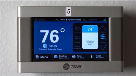 Trane Thermostats How To Set