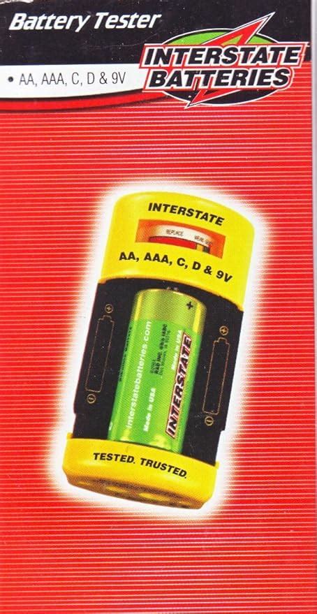 Amazon Interstate Batteries Battery Tester Aa Aaa C D V