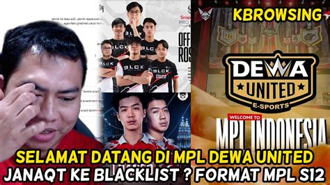 Welcome Dewa United Esports Dan Info MPL S12 Format ESL Info Lengkap