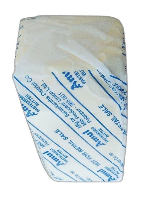 Flavor Salted Amul Pasteurised Butter Packaging Type Packet