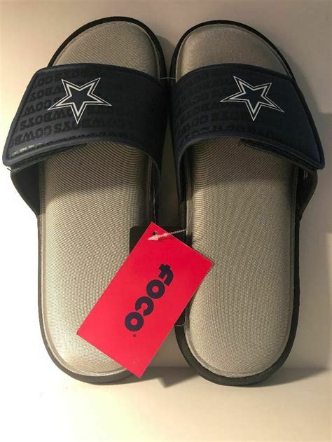 Dallas Cowboys NFL Men's Foam Sport Slide On Sandal - TRC, Inc. Sports ...