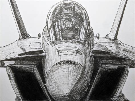 F18 Super Hornet Drawing