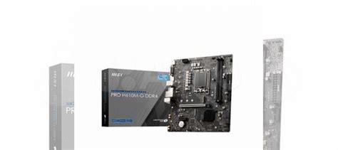 Мат.плата 1700 MSI PRO H610M-G DDR4 гарантия новая купить в Москве с ...