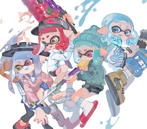 Splatoon Squid Splatoon Games Nintendo Splatoon Splatoon 2 Art Splatoon Comics Nintendo Art