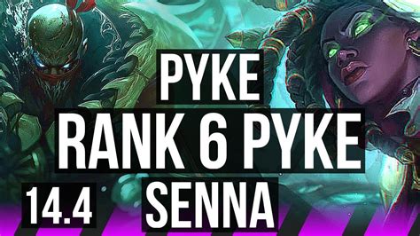 PYKE Draven Vs SENNA Smolder SUP Rank 6 Pyke 4 2 11 TR