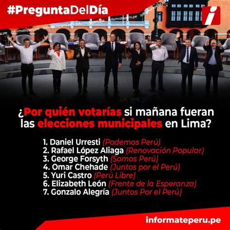 Infórmate Perú on Twitter ENCUESTA Participa