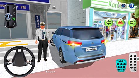 New Kia Carnival Mpv Car In Police Station 3d Driving Class