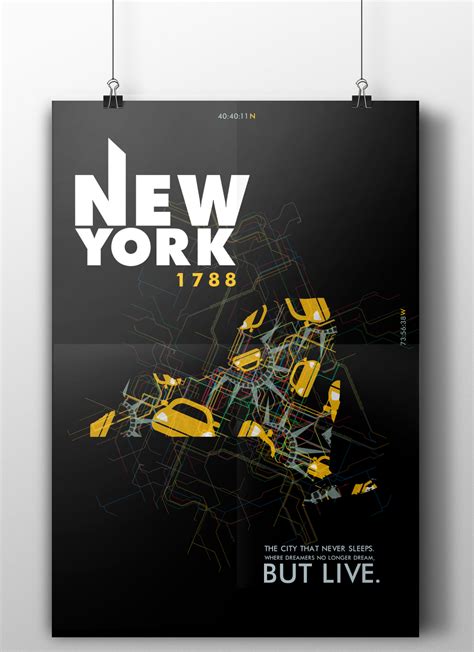 New York Poster on Behance