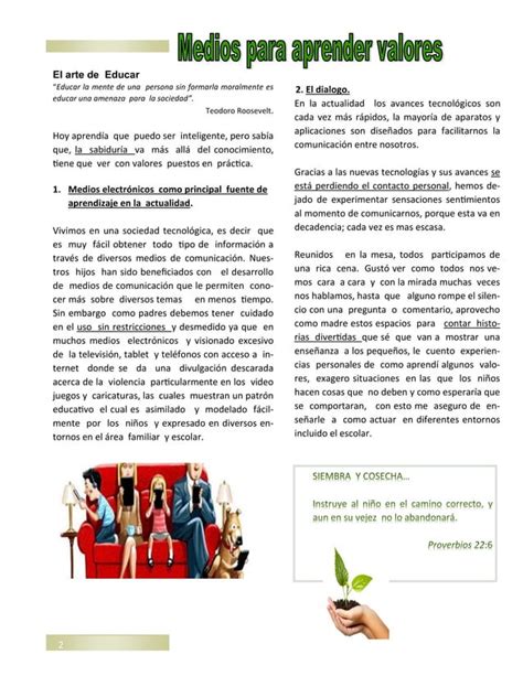 Bolet N De Valores Er Bimestre Pdf Descarga Gratuita