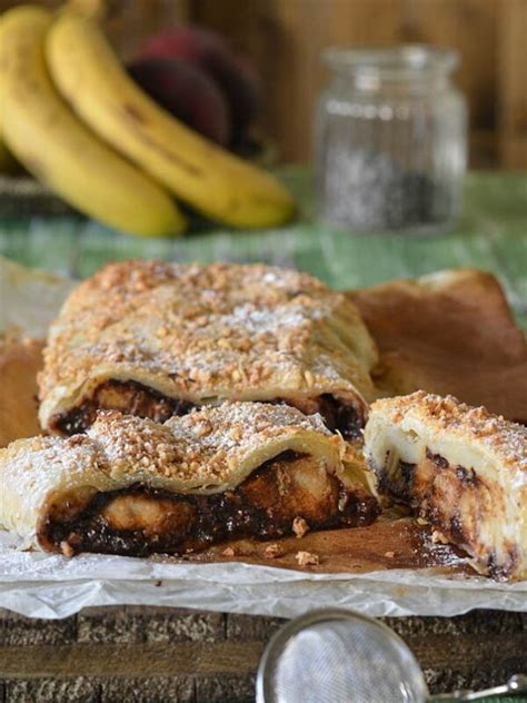 Strudel Banane E Cioccolato Super Veloce E Goloso