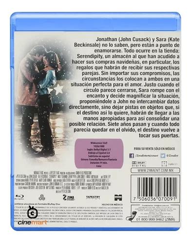 Se Ales De Amor Serendipity Kate Beckinsale Pelicula Bluray En Venta En