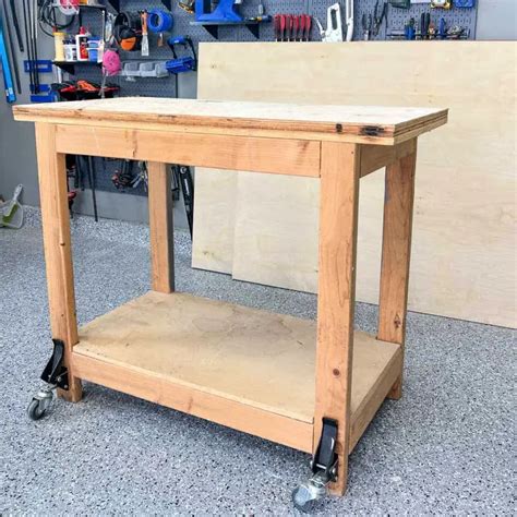 25 Free Diy Rolling Workbench Plans (How To Build) - Diy Folly