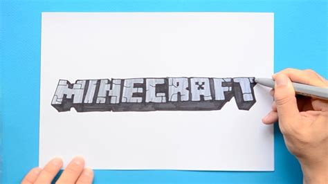 How To Draw A Minecraft Logo