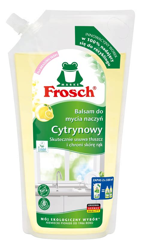 Frosch P Yn Do Mycia Naczy Cytrynowy L Allegro Pl