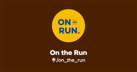 On the Run | Instagram, Facebook | Linktree