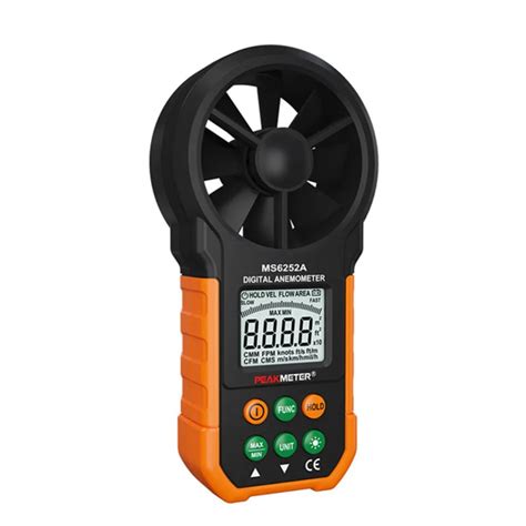 Peakmeter Ms A Portable Digital Anemometer Wind Speed Air Volume