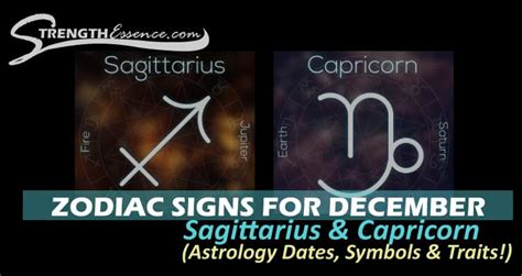 Zodiac Signs for December – (Astrology Dates, Symbols & Traits) 2024 ...