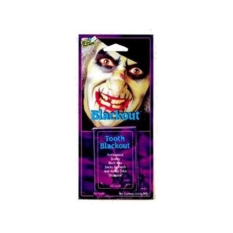 Tooth Black Out Wax For Witch Pirate Zombieean Carnival Store GmbH