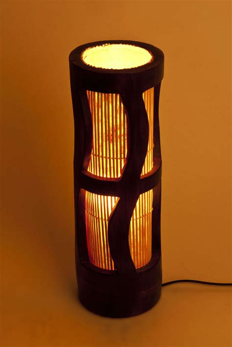 Handmade designer bamboo lamps and accessories for interior decoration ...