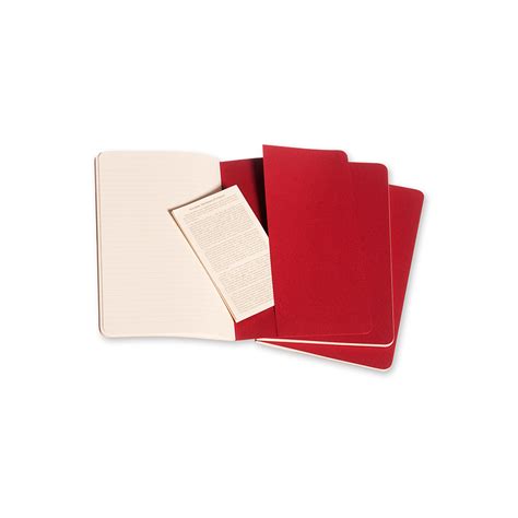 Cahier Moleskine Lign X Cm Rouge Scrapmalin